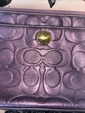 Vintage Coach Wristlet